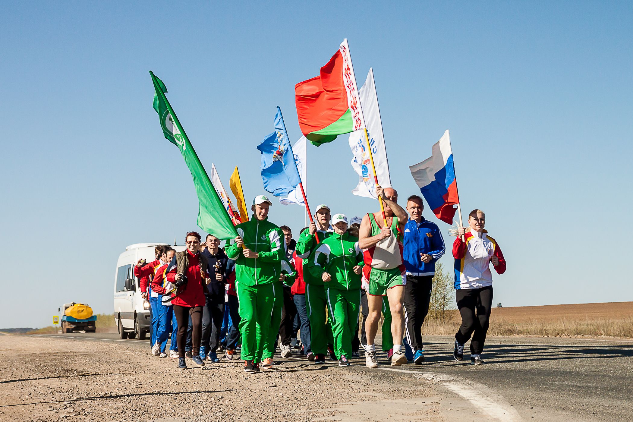 Международный студенческий пробег Минск – Ижевск: прибытие в Ижевск